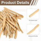 MECCANIXITY 5.9" Natural Driftwood Pieces, 0.3" to 0.6" Dia Driftwood Twigs - Image 3