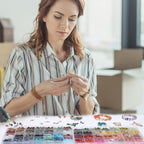 QUEFE Jewelry Making Supplies Kit 1800pcs 56 Colors Crystal Beads, Bracelet - Image 7