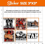 MAIANEY Tap Dance Sticker Pack – Funny Tap Dancer Vinyl Decals - Image 4