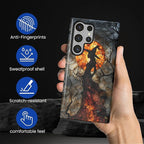 Case for Samsung Galaxy S23 Ultra Case, Halloween Witch Moon Stained Glass - Image 3