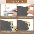 100pcs Metal Book Corner Protectors, Paperbacks Book Edge Protectors Picture - Image 3