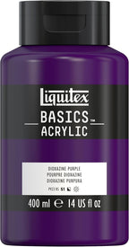 Liquitex BASICS Acrylic Paint, 400ml Bottle, Dioxazine Purple by Liquitex
