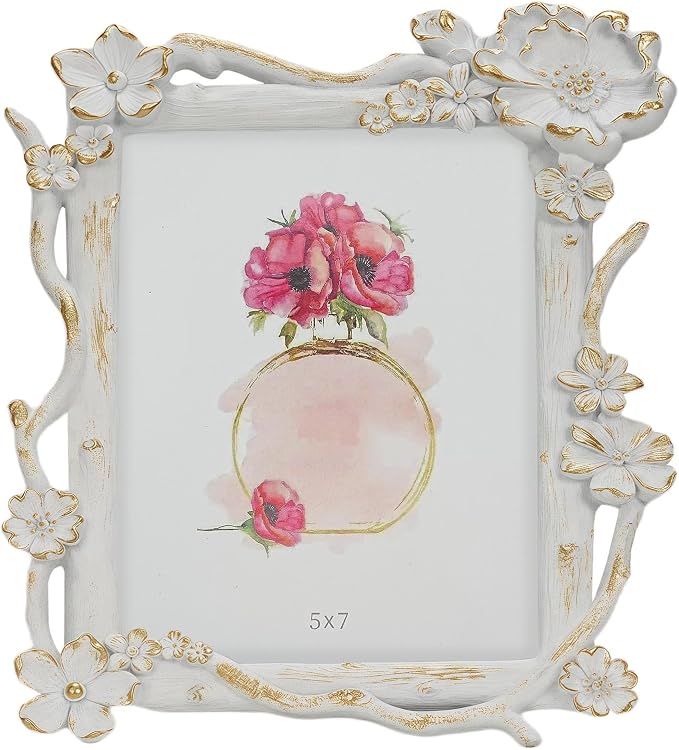 5x7 Vintage Picture Frame, Victorian Retro Decorative Photo Frames by Desklens