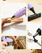 Black Full Size Hot Glue Sticks, 7.9" x 0.43" Glue Gun Sticks | Perfect - Image 6