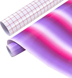 Tintnut Gradient Permanent Vinyl Roll 12in x 5ft Purple Red Adhesive Vinyl | by Tintnut