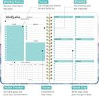 Undated Weekly Planner, Weekly To Do List Notebook - Image 2