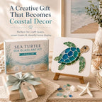 DIY Sea Glass Mosaic Art Kit-Ocean Themed Craft Kit - Image 7