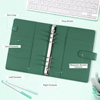 A5 Photocard Holder and Binder, PU Leather 6-Ring Album - Image 5