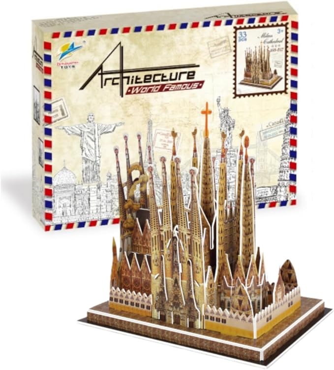 Architecture World Famous of 3D Puzzle.Build Your Own Collection of 17 Global by Unknown
