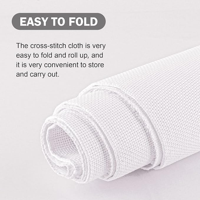 Cross Stitch Aida Fabric 18 Count, 59 by 39 Inch Large Size, Classic Reserve - Image 4