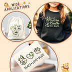 Tintnut Cute Animals Heat Transfer Vinyl, stretch washable, works - Image 6