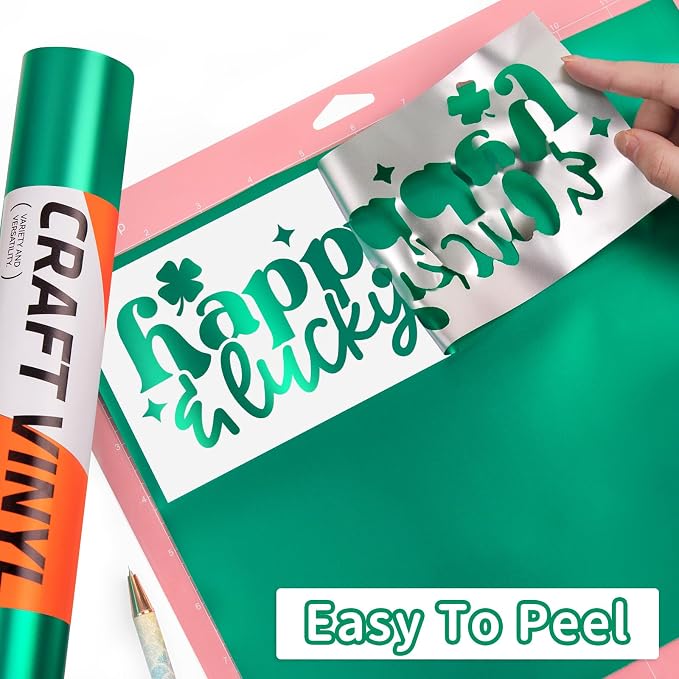 WRAPXPERT Metallic Green Permanent Vinyl, Compatible - Image 2