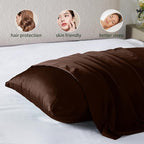 Silk Pillowcase for Hair and Skin Mulberry Silk Pillowcase Soft Breathable - Image 2