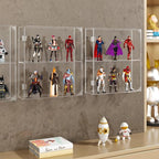 NIUBEE Acrylic Display Case, Wall Mounted or Desktop Dustproof Display Cabinet - Image 9