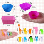 XANGNIER 60 Pcs Silicone Lunch Box Dividers - Image 8