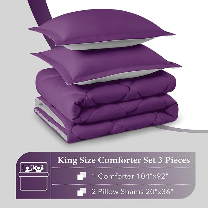downluxe King Size Comforter Set - Image 6