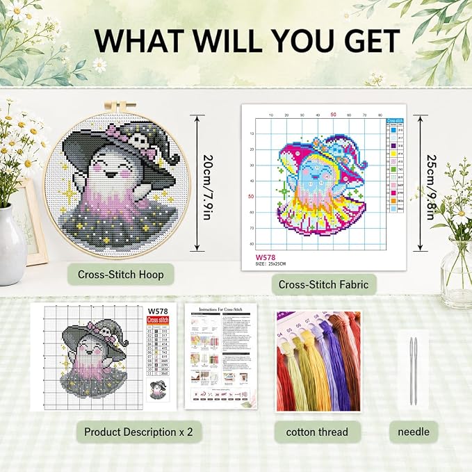 VIGEGU Ghost Stamped Cross Stitch Kits - Image 3