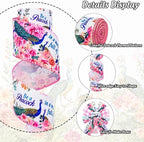 2.5 Inch Christmas Wired Ribbon, 2 Rolls, Be a Peacock in a World Full of Ducks - Image 3