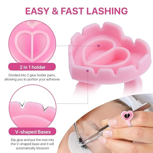 Pretty memory 150 Pcs Glue Rings - Image 3