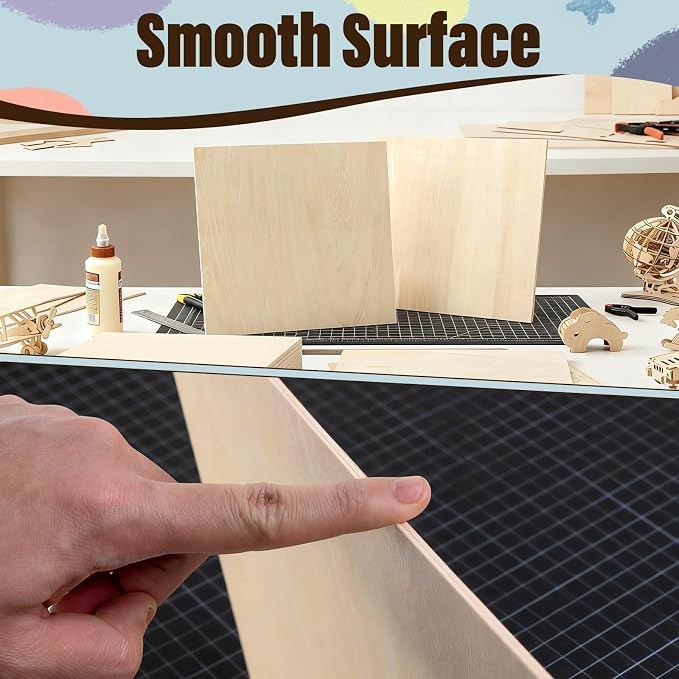 Basswood Sheets 12"x12"x1/8", 24 Pack | 3mm Basswood - Image 4