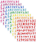 Outus 576 Pcs 8 Sheets Letters Stickers Vinyl Alphabet Number Decals Back to by Outus