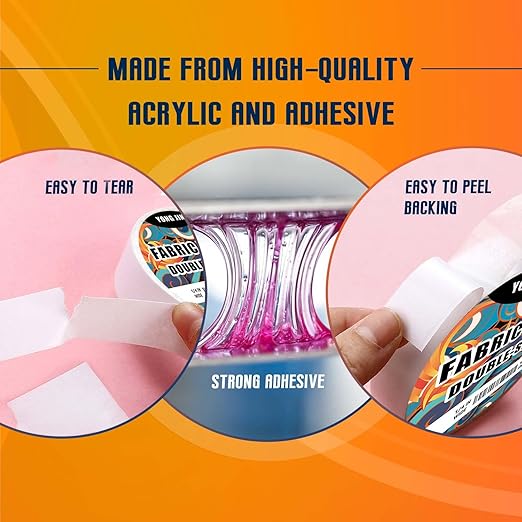 YONGJIN Double-Sided Fabric Tape - Image 5