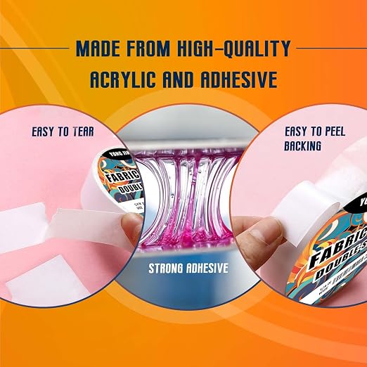YONGJIN Double-Sided Fabric Tape - Image 5