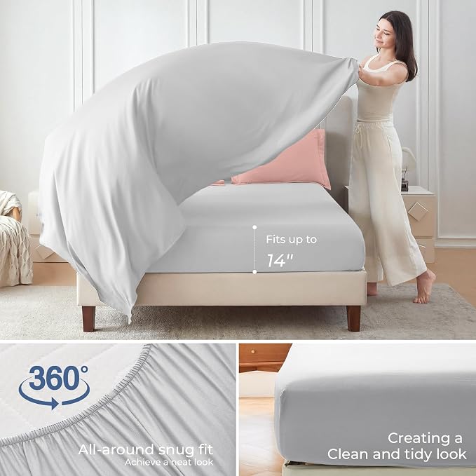 Sasttie California King Comforter Set, 7 Pieces Reversible Cal King Bed in a Bag - Image 4