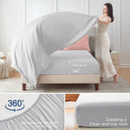 Sasttie Full Size Comforter Sets, 7 Pieces Reversible Bed in a Bag Full - Image 4