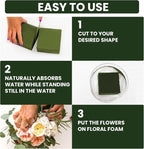 Ortarco 6 Pack Floral Foam Blocks Wet and Dry Flower Foam - Image 7