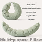 Peallow – Long Round Body Pillow - Image 7