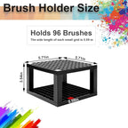 2 Pack 7-Layer Clear Acrylic Paint Holder Storage & Brush Holder Organizer | - Image 5