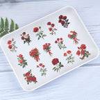 Transparent Flora Scrapbook Stickers Aesthetic Flowers Stickers | Transparent & - Image 7