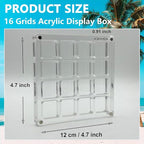 Acrylic Magnetic Seashell Display Box, Beach Shelling Collecting Tools - Image 3
