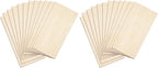 12 Sheets 8x4 Inch Unfinished Balsa Wood Sheets Thick by Craftiff
