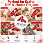 Mini Hot Glue Gun Kit with 30 Glue Sticks and Carrying Case, 15W Fast - Image 5