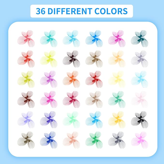Journal Planner Pens 36 Vibrant Colors, 0.4mm Fine Point Markers - Image 2