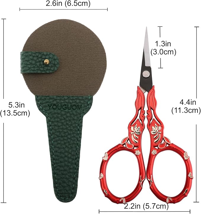 YOUGUOM Antique Embroidery Scissors - Image 6