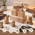 24Pack Basswood Carving Blocks - Image 5