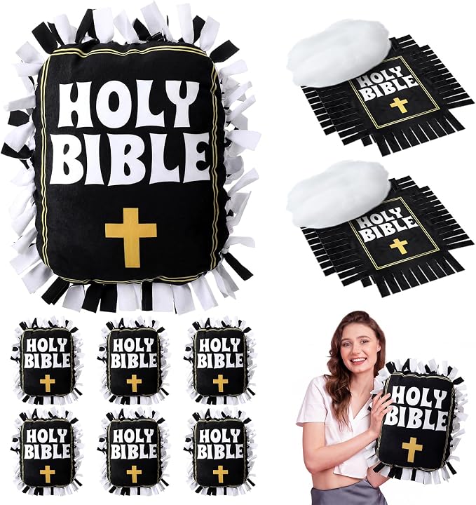 Chunful 6 Sets Holy Bible Fleece Tied Pillow Craft Kits 2026 VBS Crafts DIY - Image 8