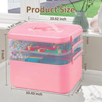 Gifhomfix 3-Layer Plastic Craft Organizers and Storage Box - Image 2