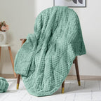 Wemore Fleece Weighted Blanket for Adults, Dual Sided Cozy Soft Sherpa Heavy by WemoreDirect