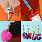 LEOBRO Keychain Making Kit, Metal Lobster Claw Clasps and Key Chain Rings - Image 7