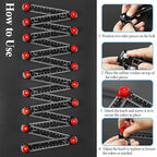 16-Sided Multi Angle Measuring Ruler, Angle Finder - Image 7
