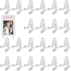 LRANFOW Thickened Acrylic Card Stands Mini Easel Holder, Sports Card Stands - Image 8