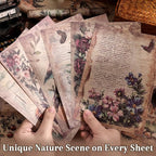 icceemee 160 Sheets of Nature Scrapbook Paper, journaling Scrapbook Supplies - Image 4
