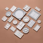 MEEDEN Ceramic Tray Palette, Ceramic Artist Paint Palette, Porcelain Mixing Tray - Image 7