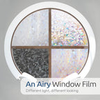 rabbitgoo Window Privacy Film Rainbow Film Decorative Window Sticker, 3D Static - Image 3