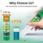 3D Printer Glue Sticks 6-Pack, 1.27oz Each, Strong First Layer Adhesion - Image 3