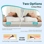 DUMOS Cervical Neck Pillow, Cooling Ergonomic Memory Foam Pillows - Image 4